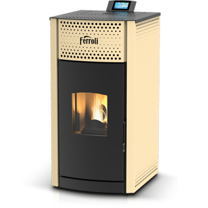 Salerno Pellet 24 pelletikamin veeringlusega